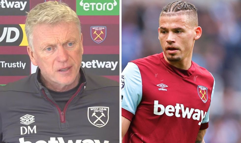 David Moyes and Kalvin Phillips