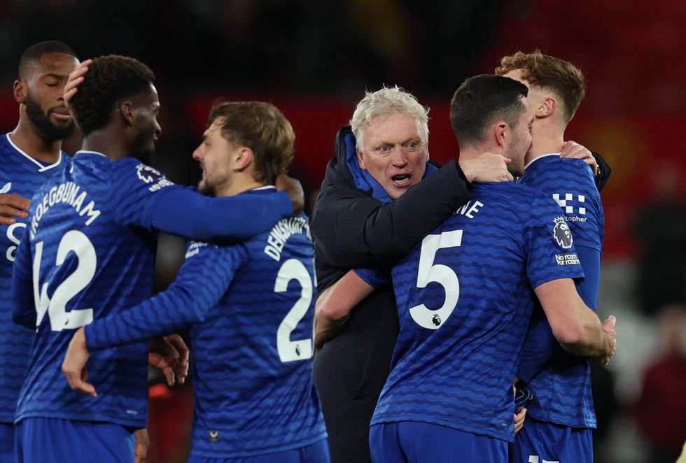 David Moyes revealed he was happy to see his players fight on the pitch, despite it seeing a player sent off