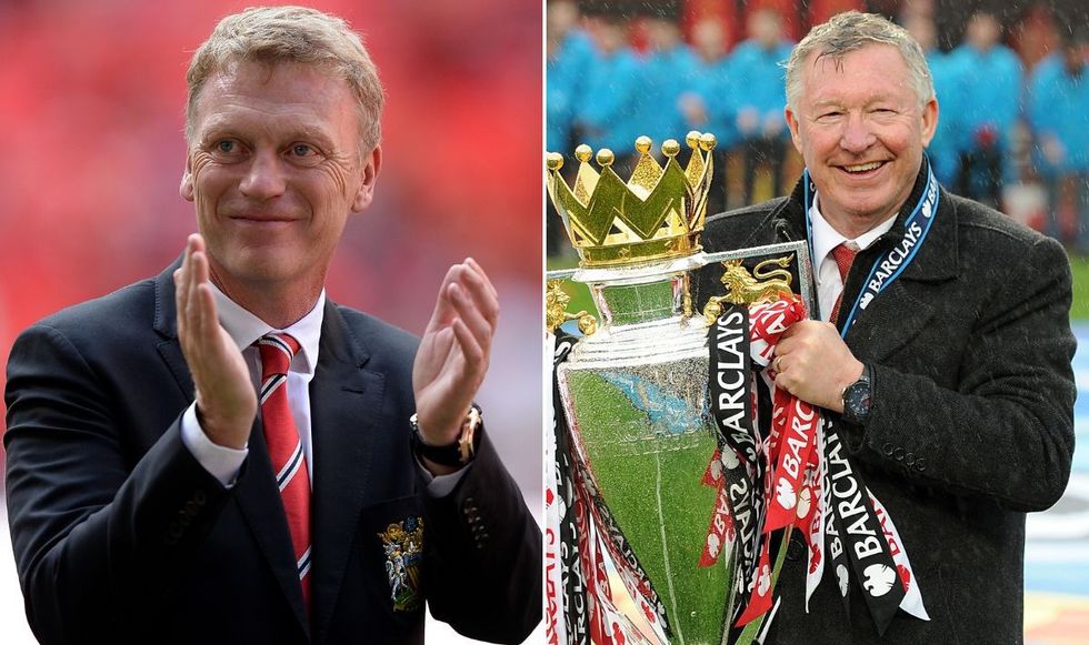 David Moyes Sir Alex Ferguson Man United