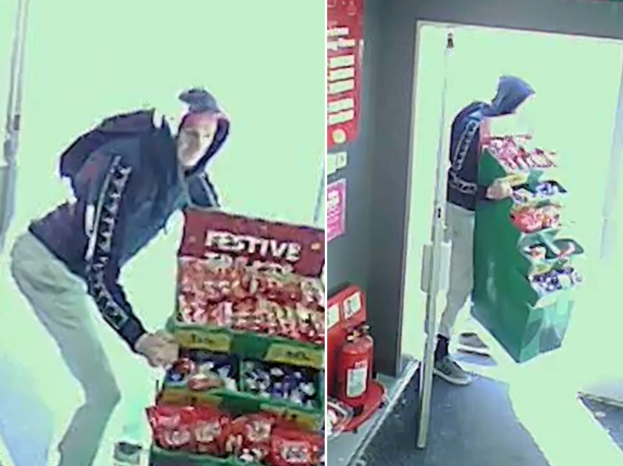 David Mundy stealing chocolate from Morrisons