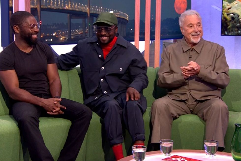 David Oyelowo, will.i.am and Tom Jones