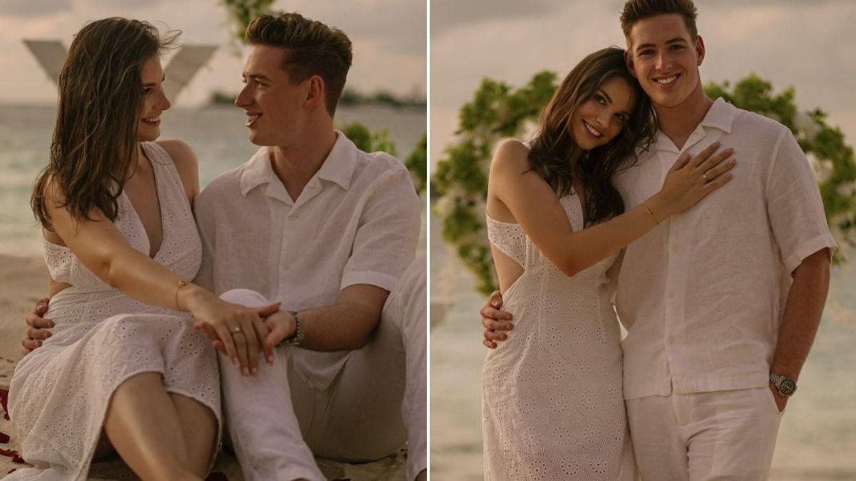 David Schumacher has announced his engagement with Vivien Keszthelyi