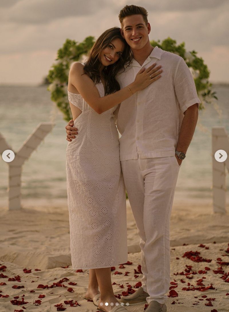 David Schumacher revealed the happy news on social media