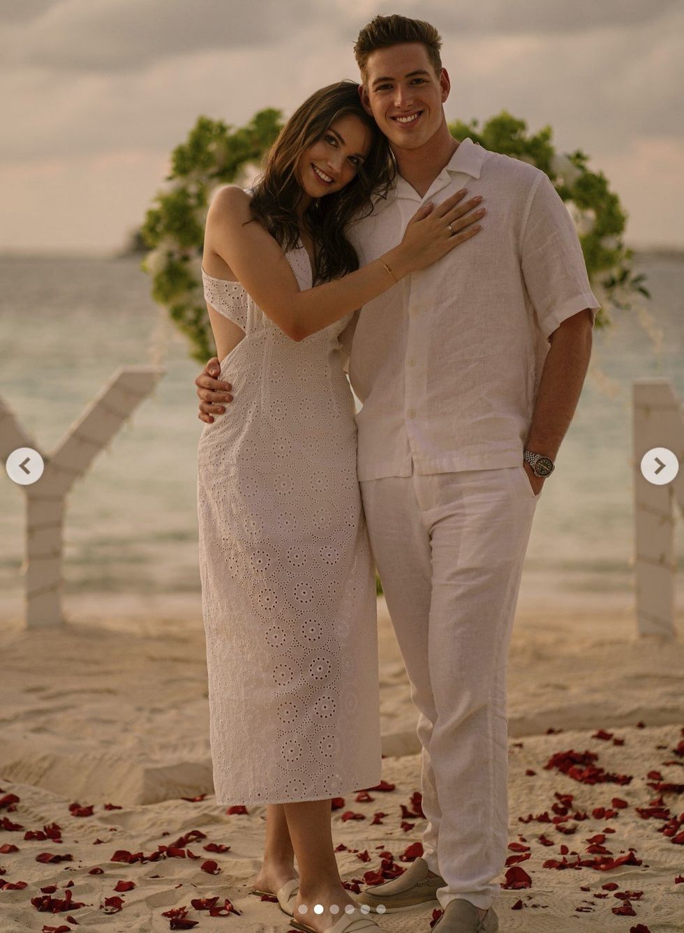 David Schumacher revealed the happy news on social media