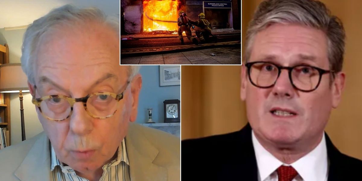 NextImg:David Starkey blames 'political class' for riots, 'every brick thrown began in Westminster'