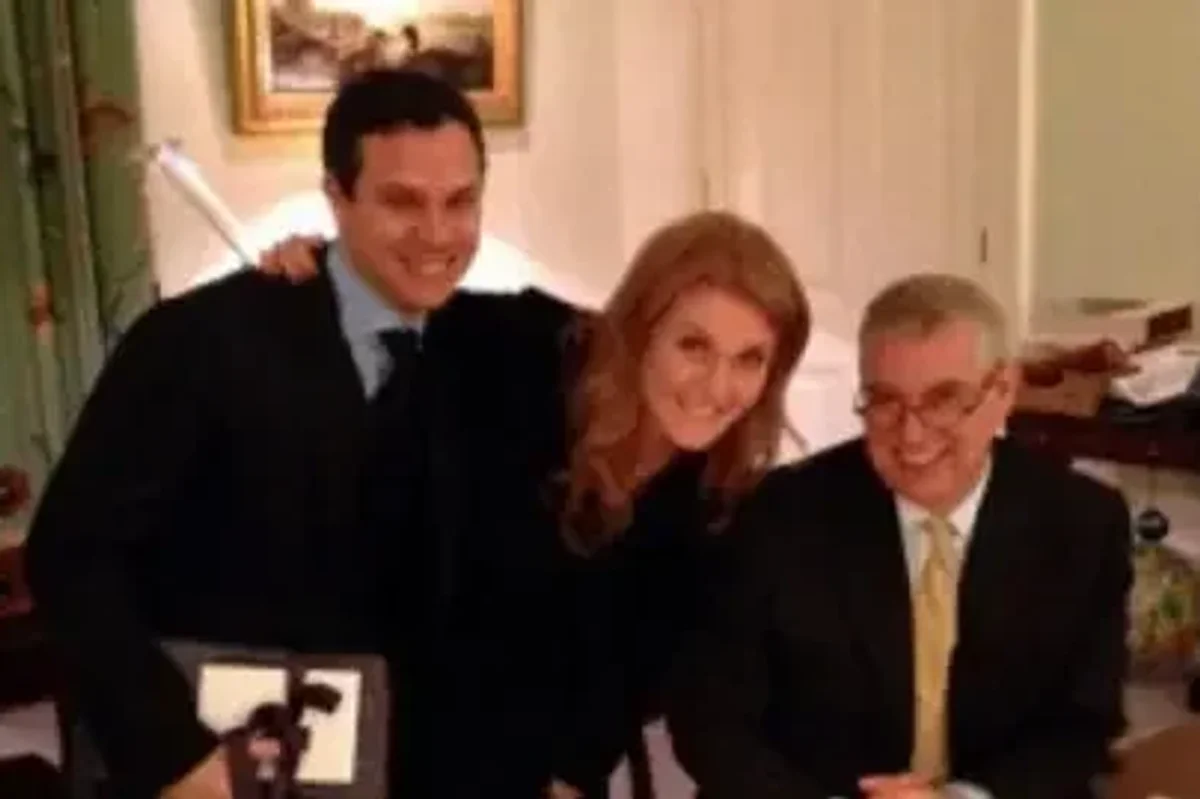 David Stern, Sarah Ferguson, Andrew Mountbatten-Windsor