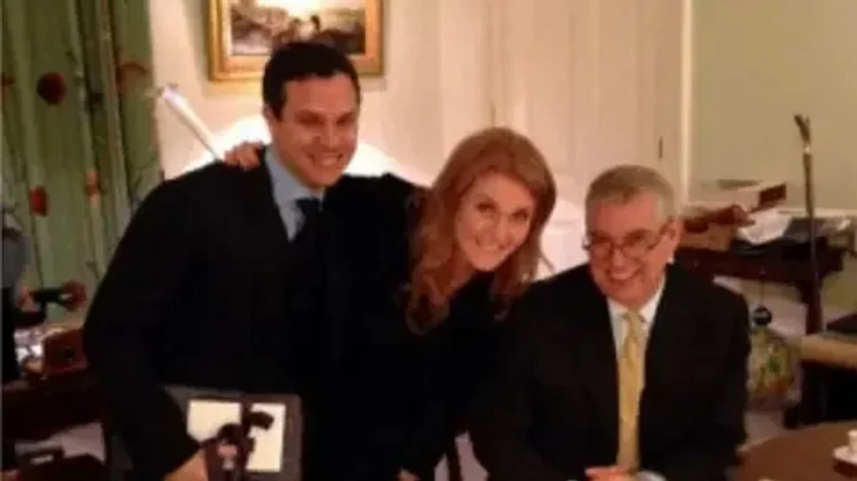 David Stern, Sarah Ferguson, Andrew Mountbatten-Windsor