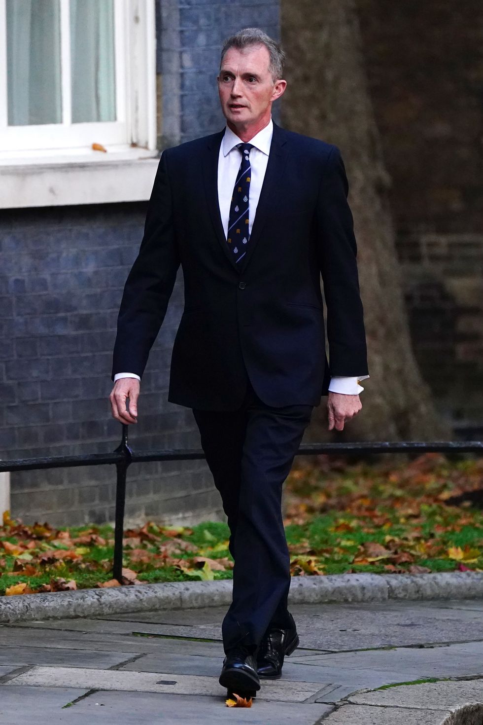 David TC Davies arriving in Downing Street, London after Rishi Sunak has been appointed as Prime Minister