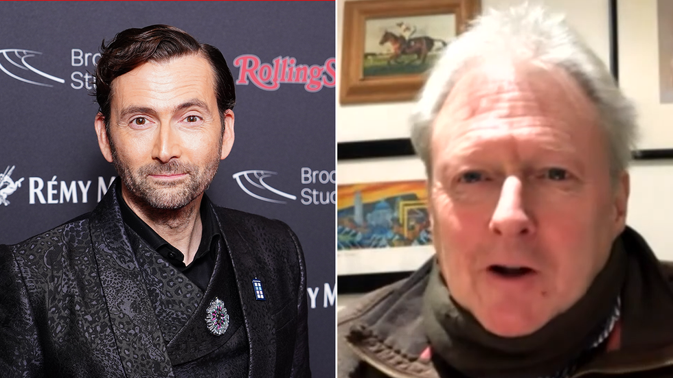 David Tennant and Charlie Lawson