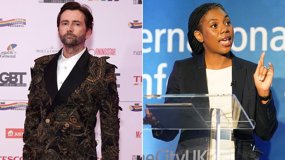 David Tennant and Kemi Badenoch