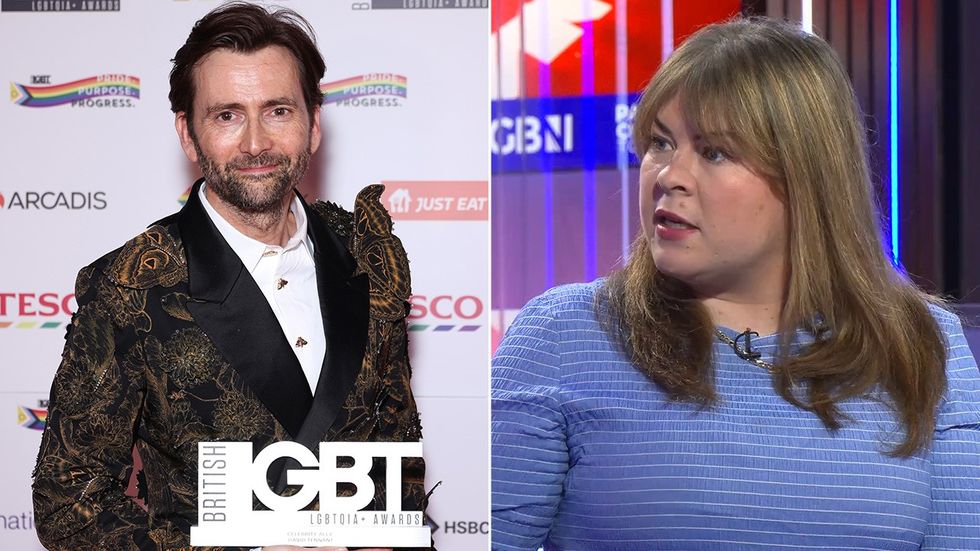 David Tennant and Rebecca Reid