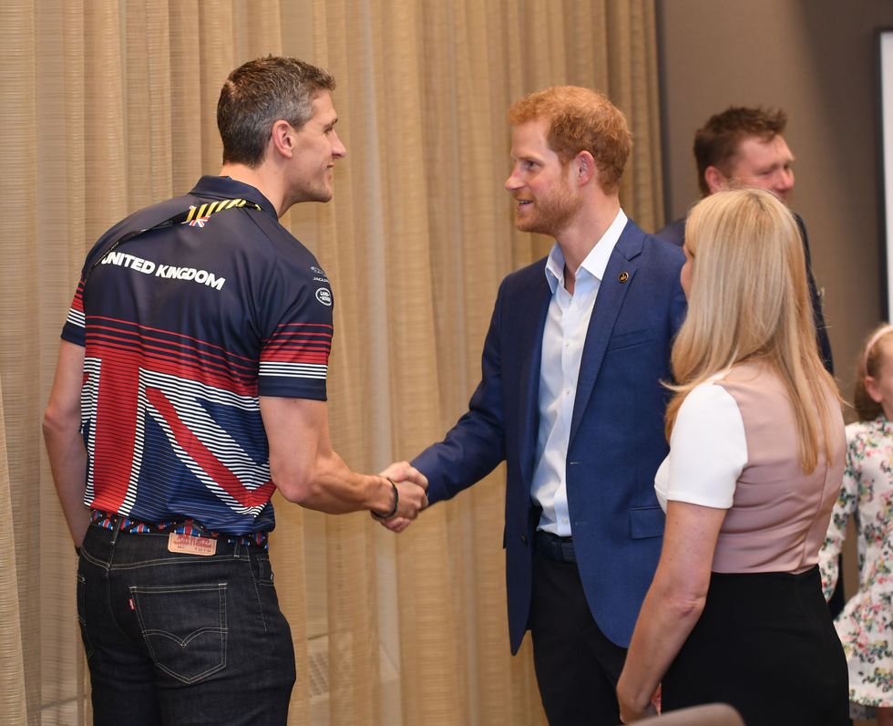 David Wiseman and Prince Harry