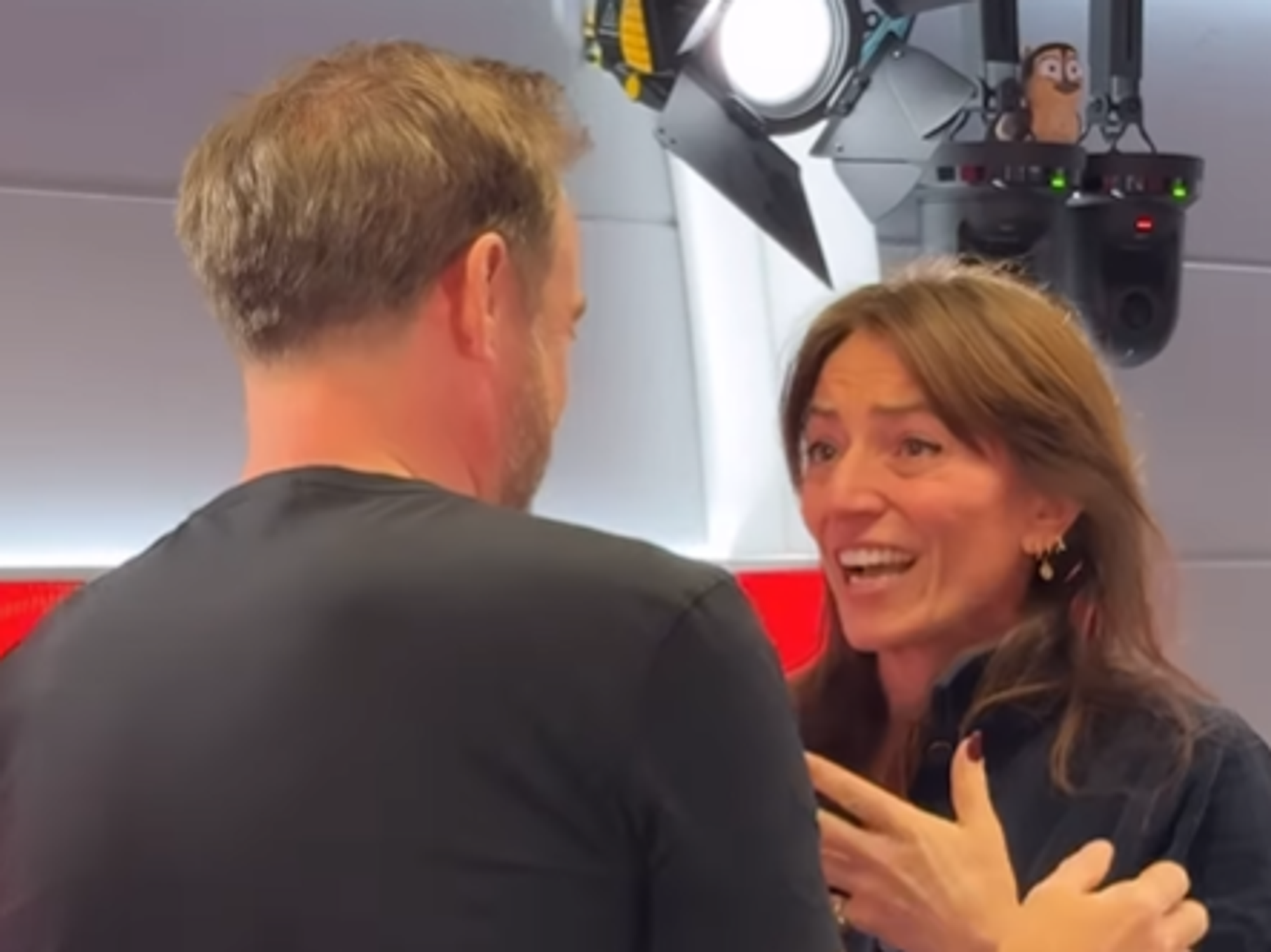 Davina McCall and Jamie Theakston