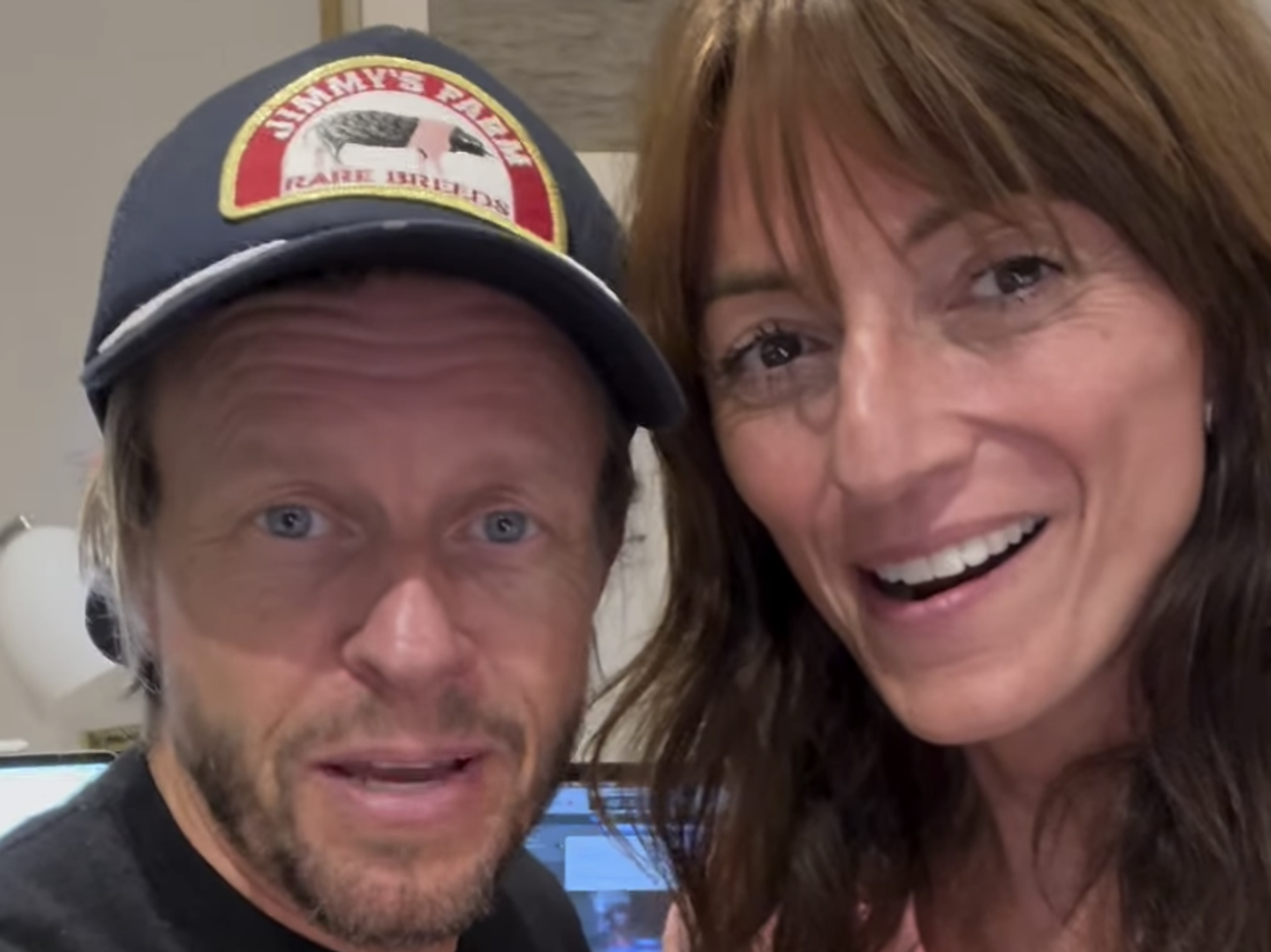 Davina McCall and Michael Douglas