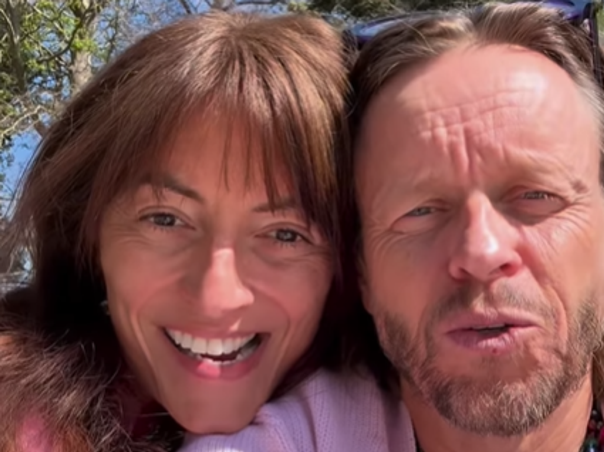 Davina McCall and Michael Douglas