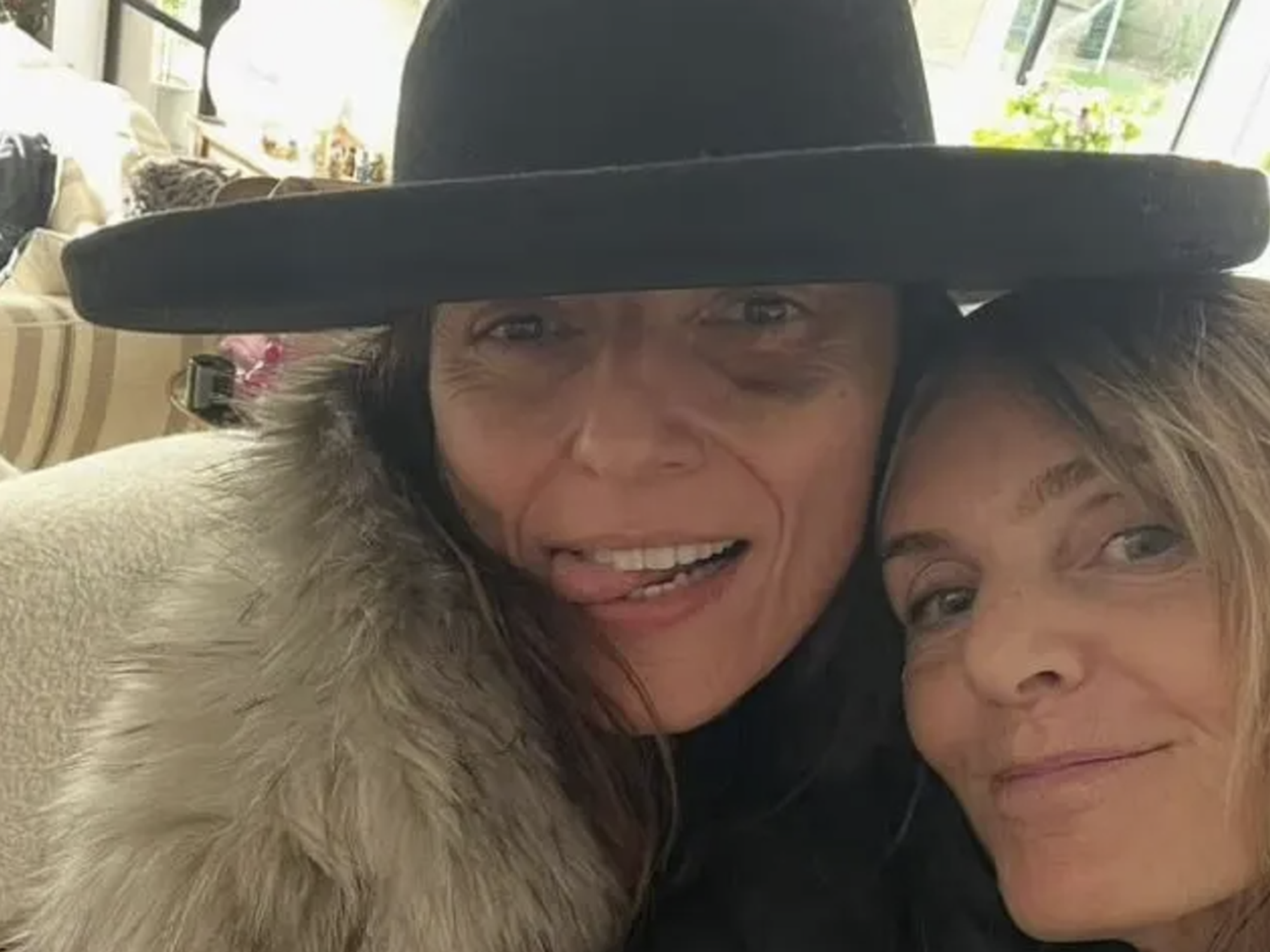 Davina McCall and Sarah Hiscox