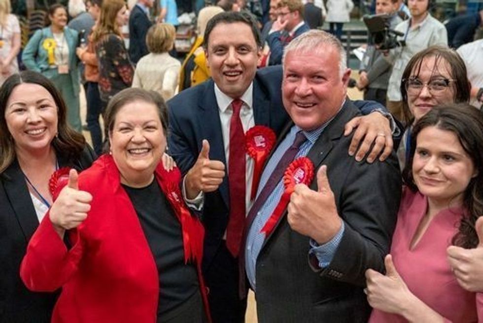 Davy Russell celebrates Hamilton by-election win with Scottish Labour leadership