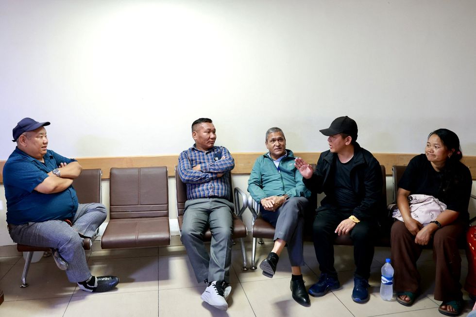 Dawa Sherpa's family in hospital