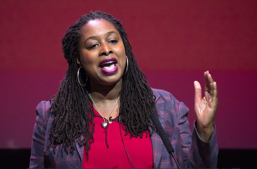 Dawn Butler during the Labour leadership hustings at the SEC centre, Glasgow