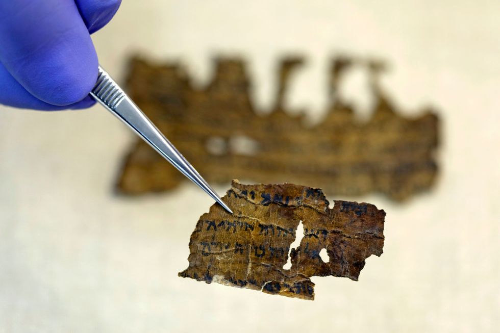 Dead Sea scroll fragment