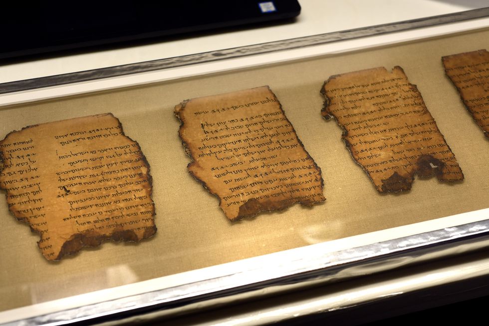 Dead Sea scroll fragment