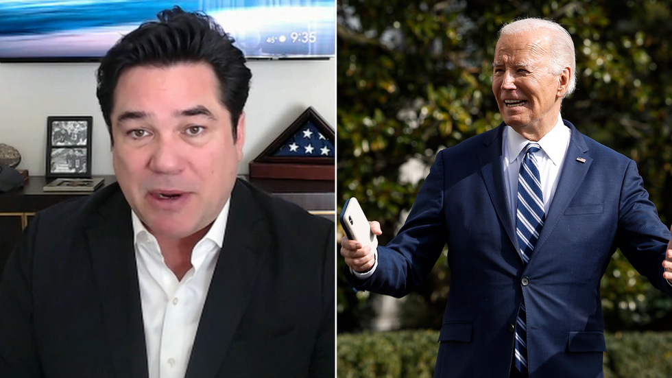 Dean Cain and Joe Biden