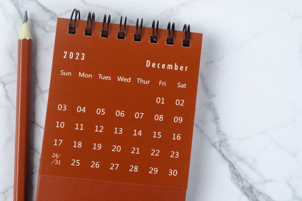 December 2023 calendar