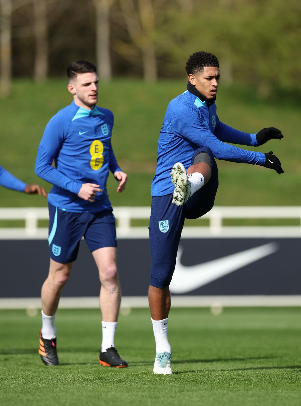 Declan Rice and Jude Bellingham