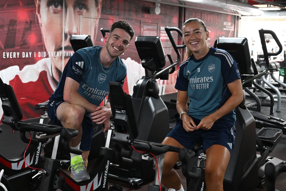 Declan Rice and Katie McCabe