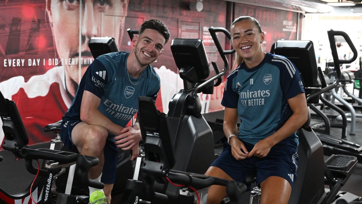 Declan Rice and Katie McCabe