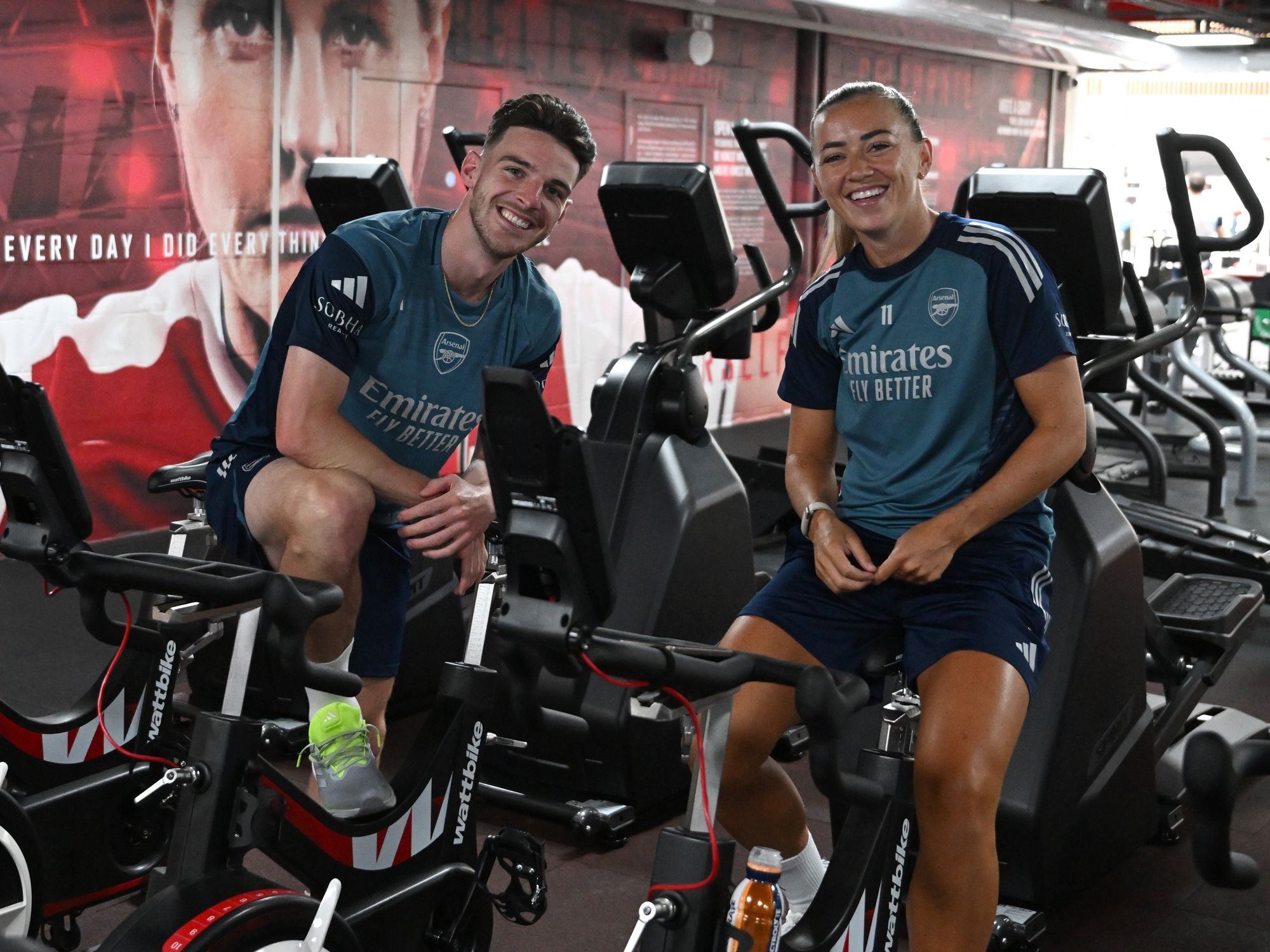 Declan Rice and Katie McCabe