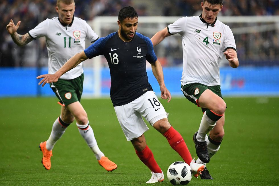 Declan Rice played three matches for the Republic of Ireland in 2018