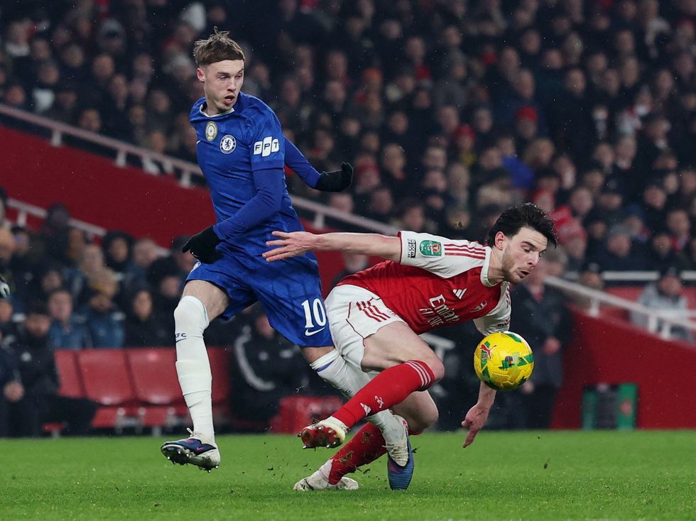 Declan Rice won the man of the match award