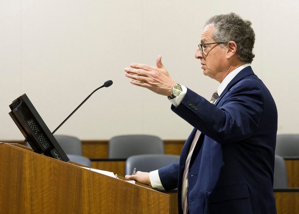 Defence attorney Richard Novak speaks during a hearing for Tyler Robinson, suspect in the fatal shooting of Charlie Kirk