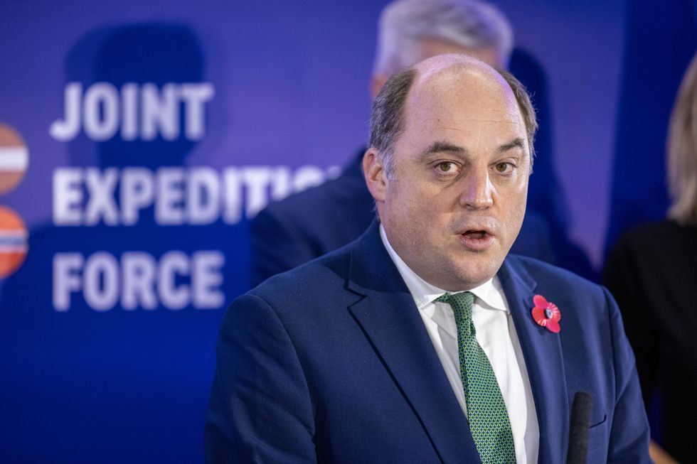 Defence Minster Ben Wallace speaks during a press conference after a meeting of allies in the Joint Expeditionary Force (JEF) grouping in Edinburgh. the JEF is a defence coalition of ten countries: Denmark, Estonia, Finland, Iceland, Latvia, Lithuania, the Netherlands, Norway, Sweden, and the UK. Picture date: Thursday November 10, 2022.