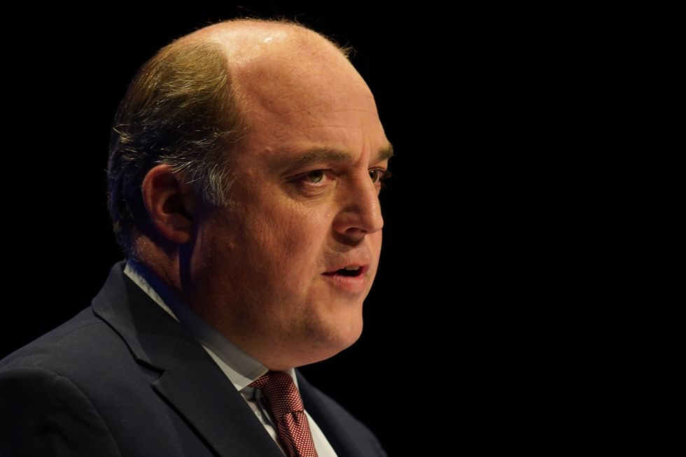 Defence Secretary Ben Wallace during the Conservative Party annual conference at the International Convention Centre in Birmingham. Picture date: Sunday October 2, 2022.