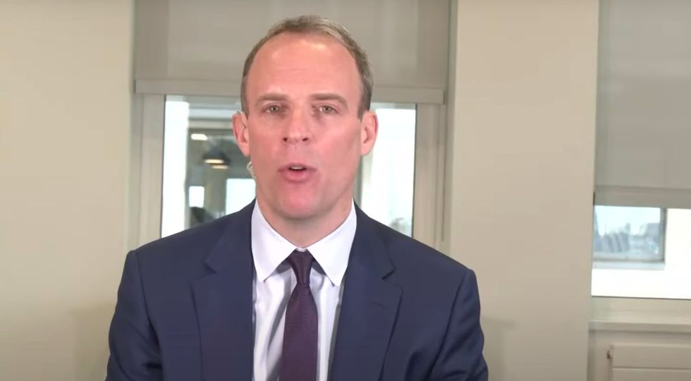 Defence Secretary Dominic Raab