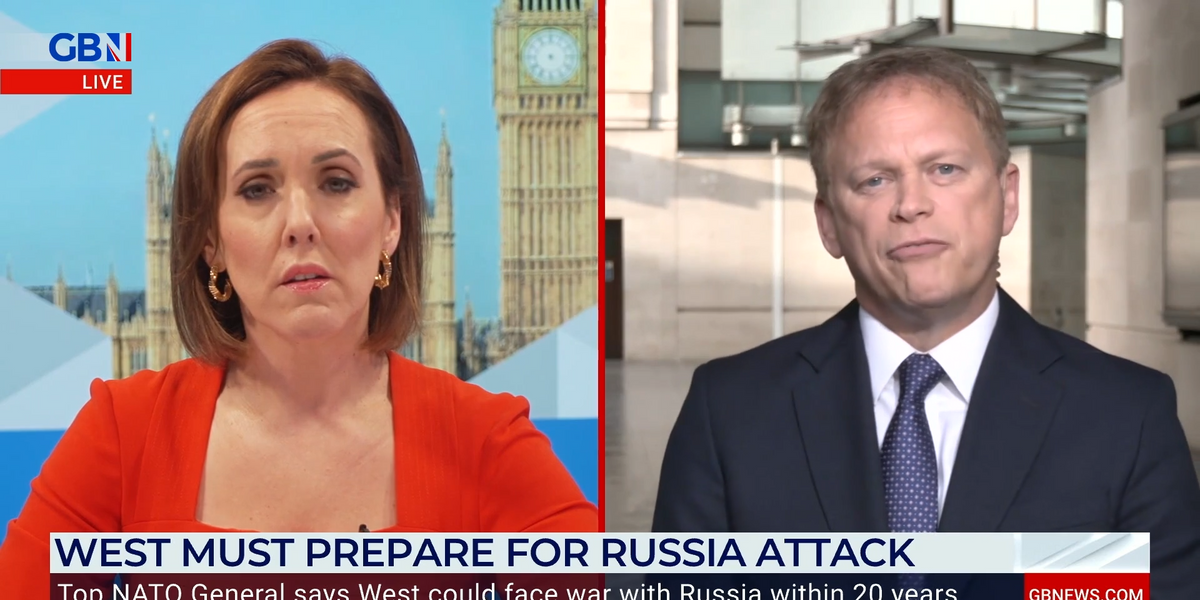 NextImg:‘Defense spending NEEDS to be higher’ Camila Tominey grills Grant Shapps on potential war with Russia