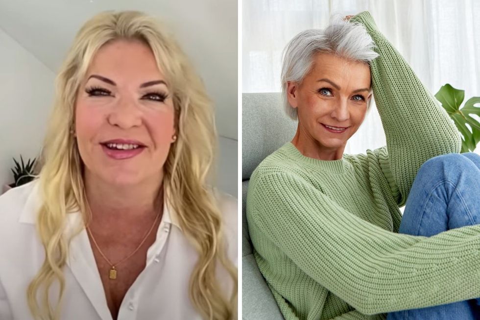 Deirdre from 50 & Fabulous with My Friend Deirdre / Woman wearing green jumper