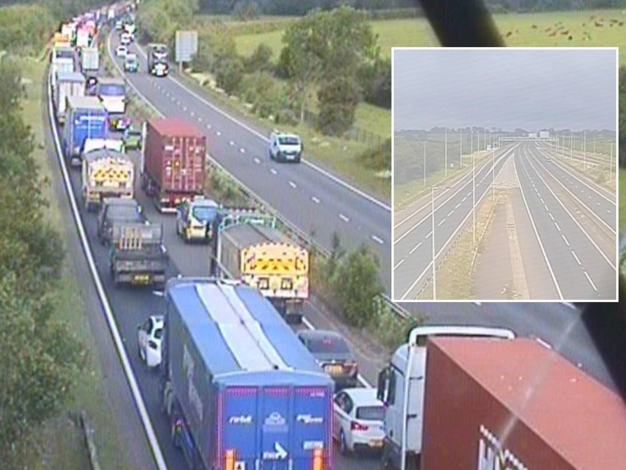 Delays on the M6 this morning