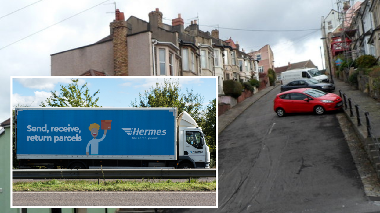 Delivery truck/Vale Street