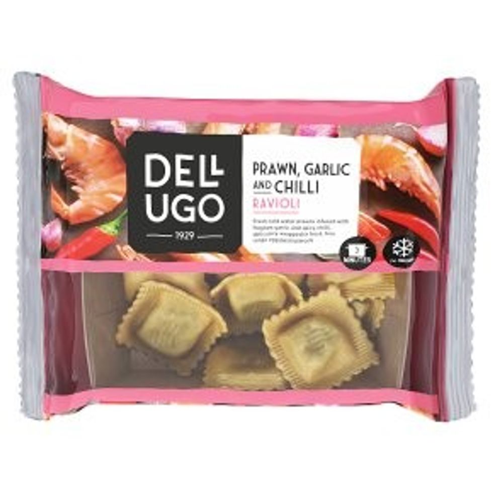 Dell\u2019Ugo Prawn, Garlic and Chilli Ravioli 250g