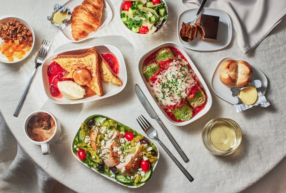 Delta Air Line new summer menu