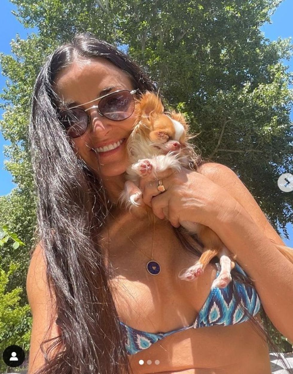 Demi Moore bikini