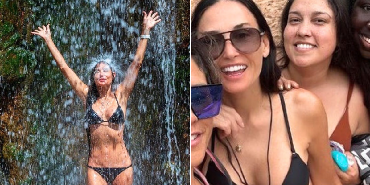 NextImg:Demi Moore, 60, on anti-ageing diet as she looks incredible in new holiday pics