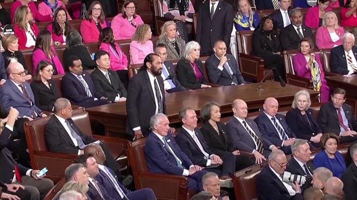 Democrat lawmaker hauled out of US Capitol after launching scathing protest against Donald Trump