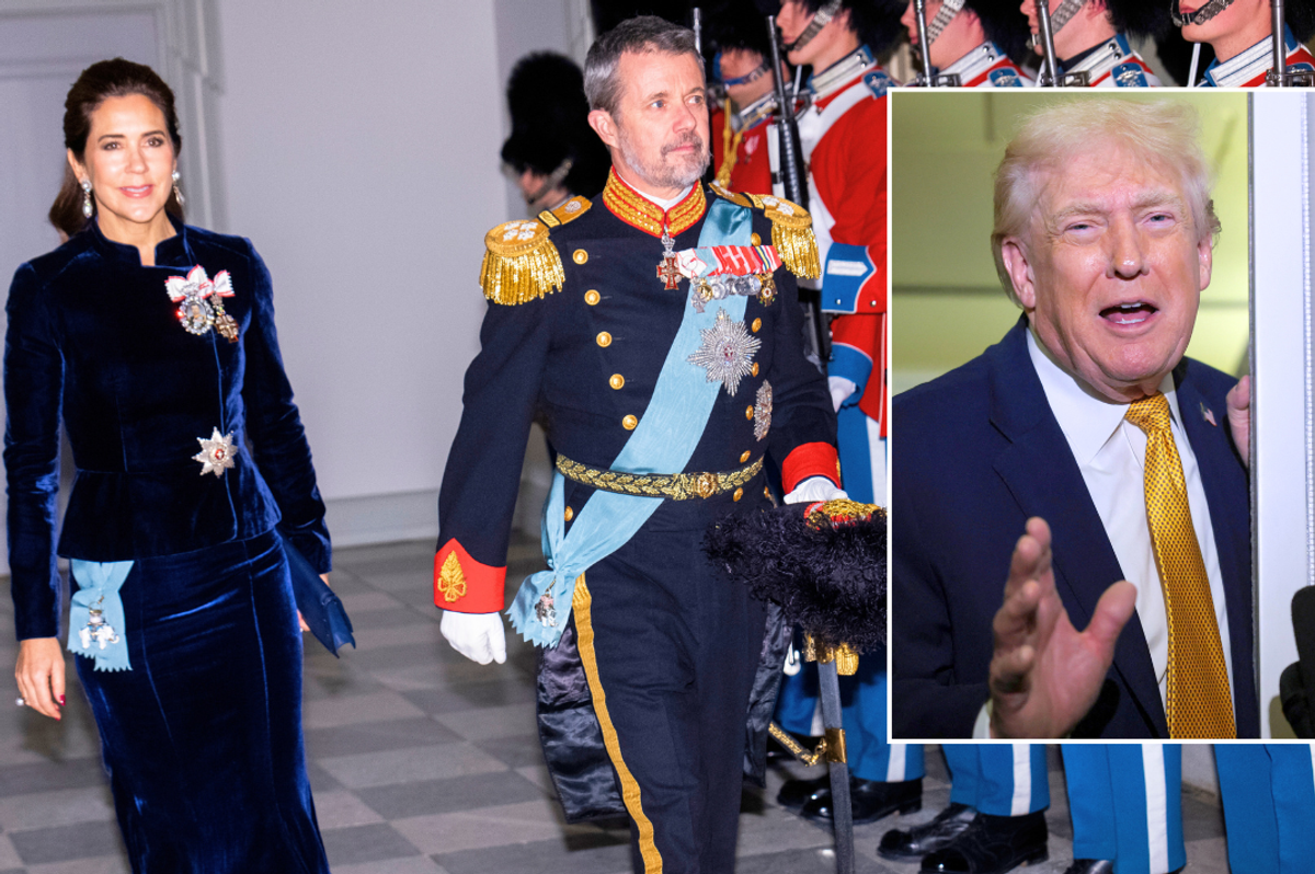 Denmark's King and Queen and Trump