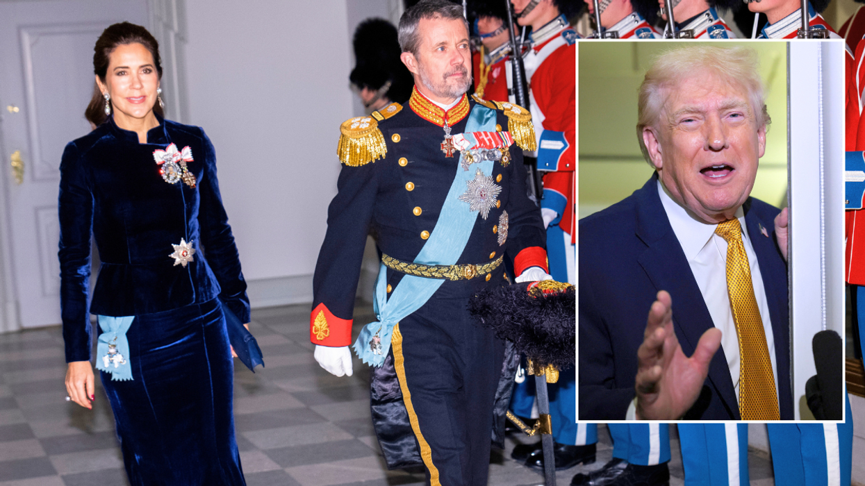 Denmark's King and Queen and Trump