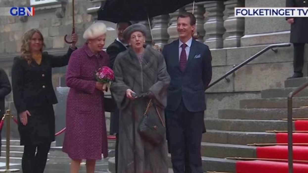 Queen Mary and King Frederik make historic trip to parliament as royals appear to quash feud
