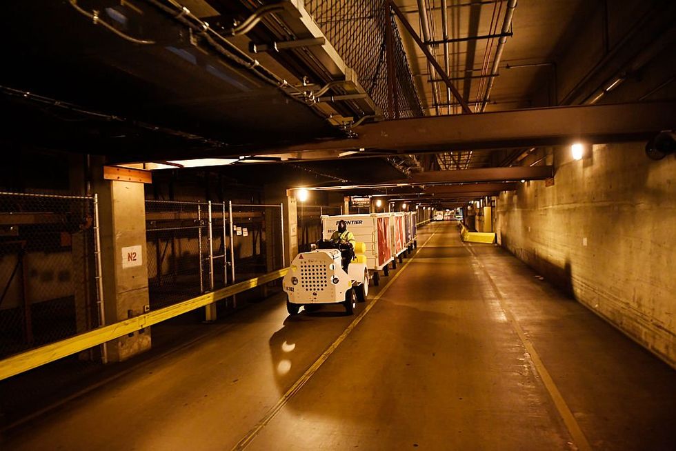 Denver International Airport tunnels